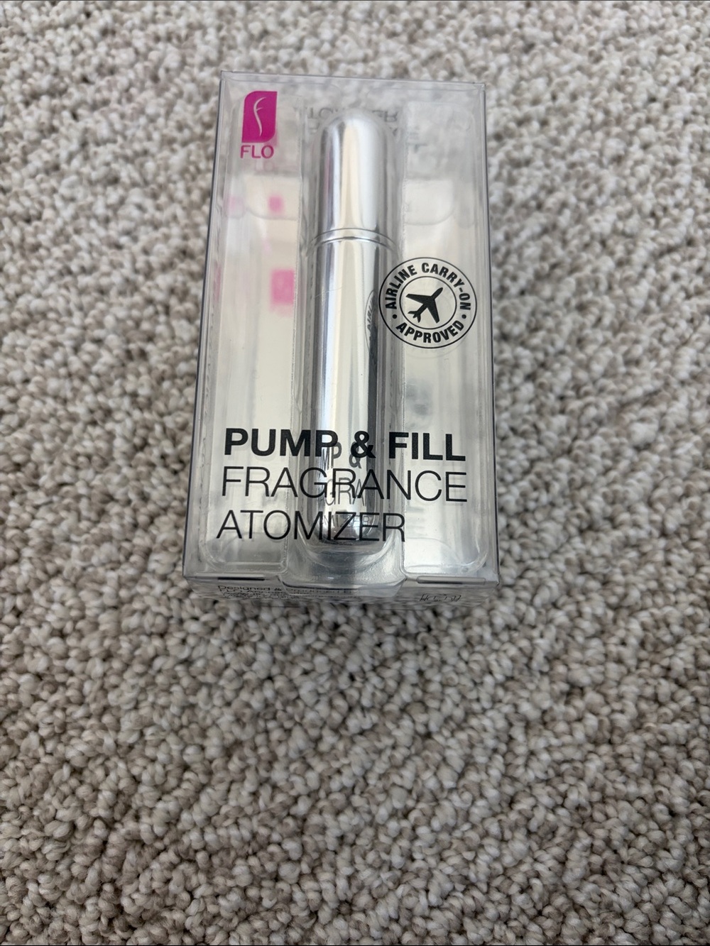 Pump & Fill Fragrance Atomizer - Silver
